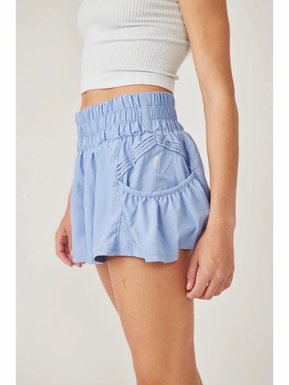 FP Movement by Free People Light Blue Athletic Shorts
